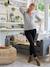 Skinny maternity jeans black+brut denim+stone 