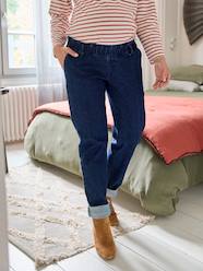 Maternity-Jeans-Paperbag Jeans with Seamless Band, for Maternity