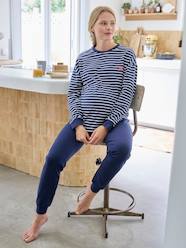 Maternity-Striped Pyjamas for Maternity