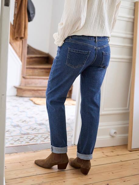 Seamless Straight Leg Jeans for Maternity stone 