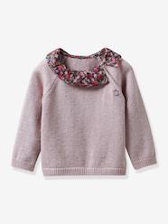 -Jumper with Collar in Liberty Fabric by Cyrillus, for Babies
