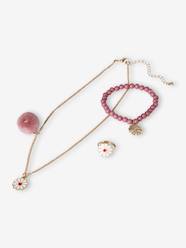 Girls-Accessories-Jewellery-Daisy Necklace + Bracelet + Ring Set