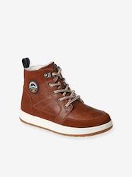 Shoes-Boys Footwear-Trainers-High-Top Trainers with Laces & Zips for Children
