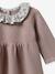 Knitted Dress with Collar in Liberty® Fabric, by CYRILLUS for Babies rose 