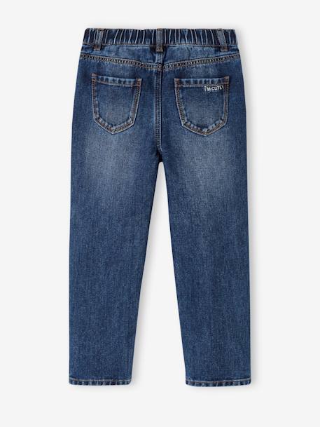 WIDE Hip Morphologik Mom Fit Jeans for Girls denim blue+stone 