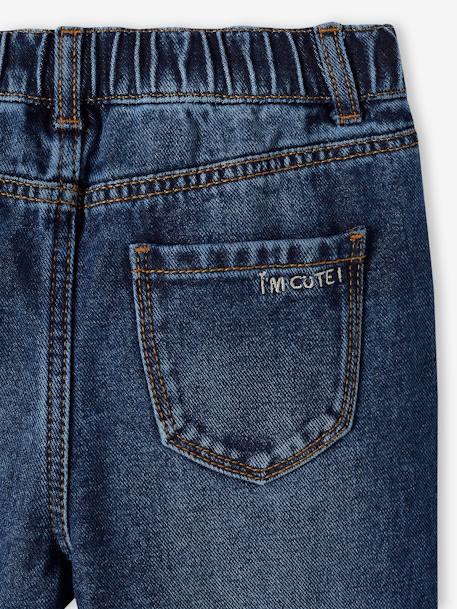 WIDE Hip Morphologik Mom Fit Jeans for Girls denim blue+stone 