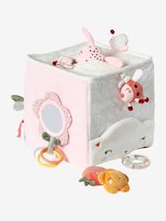 Toys-Large Activity Cube in Fabric, Pink World