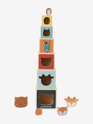 Toys-Baby & Pre-School Toys-Early Learning & Sensory Toys-Cube Tower with Shape Sorter in FSC® Wood