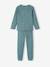 Pack of 2 'Bear' Pyjamas in Rib Knit for Boys emerald green 