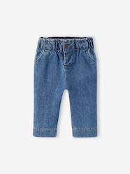 Wide Jeans with Elasticated Waistband for Babies