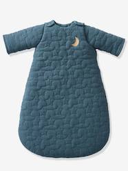 Quilted Baby Sleep Bag with Removable Sleeves in Organic Cotton* Gauze, Dream Nights