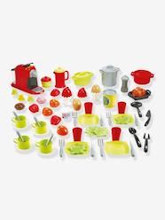 Toys-Role Play Toys-Kitchen Toys-Tableware Set, 70 Pieces - ECOIFFIER