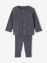 Unisex Combo: Jersey Knit Top & Trousers for Babies