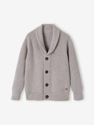 -Shimmery Knit Cardigan for Boys