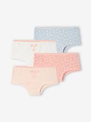 Girls-Underwear-Pack of 4 Fancy Briefs for Girls, Basics