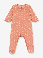 Baby-Pyjamas-Sleepsuit in Printed Velour for Babies, PETIT BATEAU