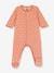 Sleepsuit in Printed Velour for Babies, PETIT BATEAU printed brown 