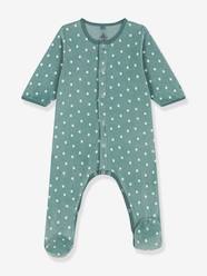 Baby-Pyjamas-Stars Sleepsuit in Velour for Babies, PETIT BATEAU