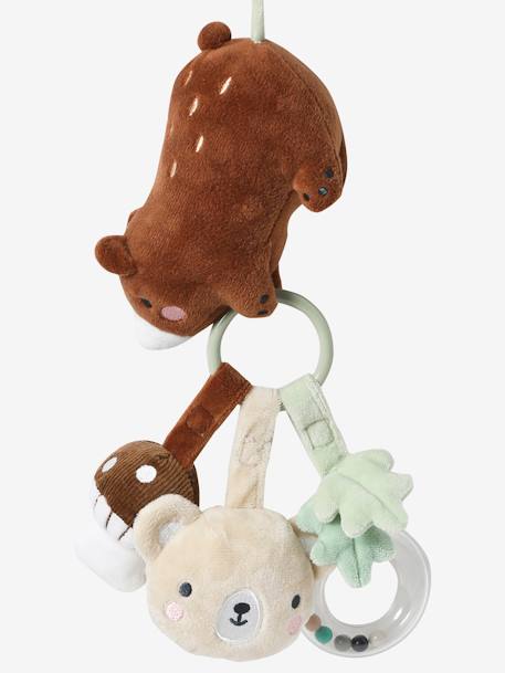 Early-Learning Toy with Clamp, Green Forest brown 