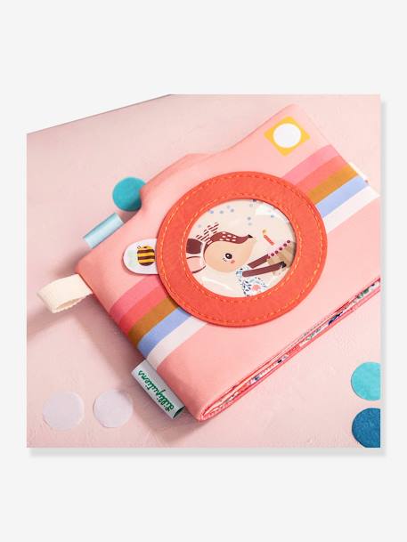 Fabric Photo Album - LILLIPUTIEN green+rose 