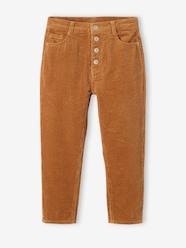 MorphologiK Mom Fit Corduroy Trousers for Girls, WIDE Hip