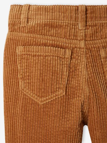 MorphologiK Mom Fit Corduroy Trousers for Girls, MEDIUM Hip camel 