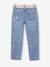 Straight Leg Waterless Jeans with Gingham Tie Belt for Girls stone 