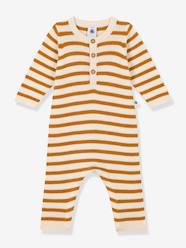 Striped Knitted Jumpsuit for Babies, PETIT BATEAU