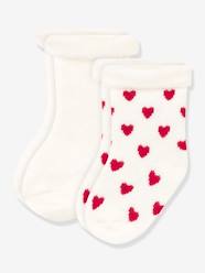 Pack of 2 Pairs of Knitted Socks for Babies, PETIT BATEAU
