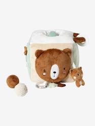 Toys-Large Activity Cube in Fabric, Green Forest