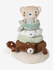 Toys-Baby & Pre-School Toys-Cuddly Toys & Comforters-Stackable Tower in Fabric, Green Forest