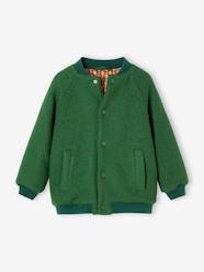 Girls-Coats & Jackets-Coats & Parkas-Teddy-Style Jacket in Bouclé Wool for Girls