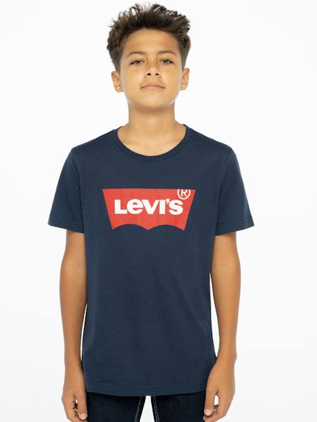 Batwing T-Shirt by Levi's® blue+white 