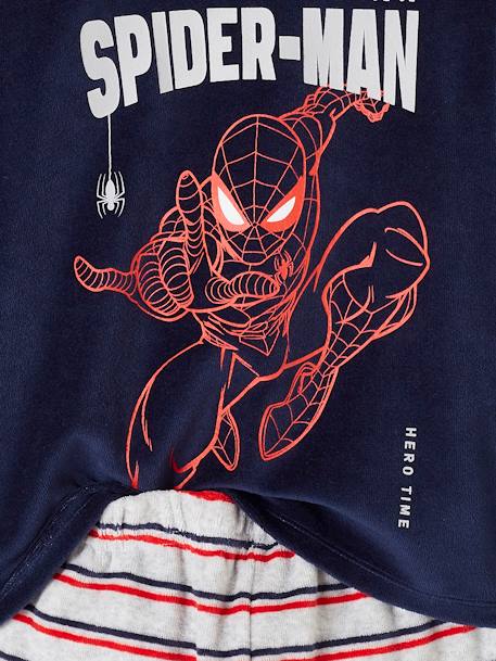 Marvel® Spider-Man Pyjamas in Velour for Boys navy blue 