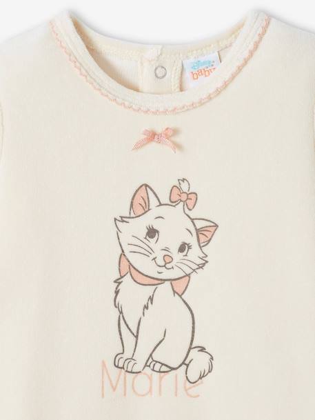 Marie The Aristocats Velour Sleepsuit for Baby Girls, by Disney® vanilla 