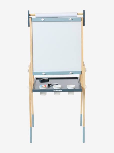 3-in-1 Foldable Board, Adjustable Height  - Wood FSC®100% Certified navy blue+PINK MEDIUM SOLID+Wood/Multi 