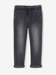 Boys-Trousers-Wide Easy to Slip On Jeans for Boys