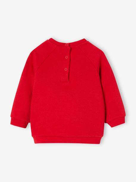 Fleece Sweatshirt for Babies red 