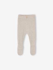 Knitted Trousers with Feet for Babies
