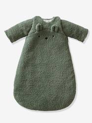 Bear Baby Sleep Bag with Removable Sleeves, GREEN FOREST