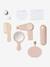 FSC®100% Straw Dressing Table + Accessories, in Certified Wood rose+white 