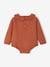 Knitted Long Sleeve Jumpsuit for Babies tomato red 