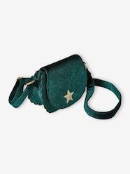 -Star Handbag in Velvet for Girls