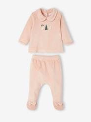 Baby-Velour Christmas Pyjamas for Babies