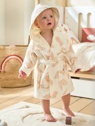 Baby-Bath Capes & Bathrobes-Bathrobe for Babies, in Organic Cotton*, Happy Sky