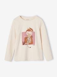 Girls-Tops-Long Sleeve Top with Muse Motif for Girls