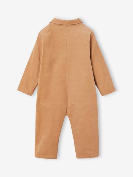 Corduroy Jumpsuit for Babies cappuccino 