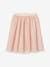 Occasion-Wear Skirt in Iridescent Tulle for Girls pale pink 