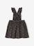Dungaree Dress in Carded Cotton for Babies anthracite 