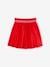 Christmas Special Skater Skirt in Glittery Corduroy for Girls red 